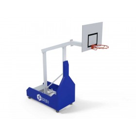 Panier de basket mobile et pliable, 1 position de jeu (l'unité)